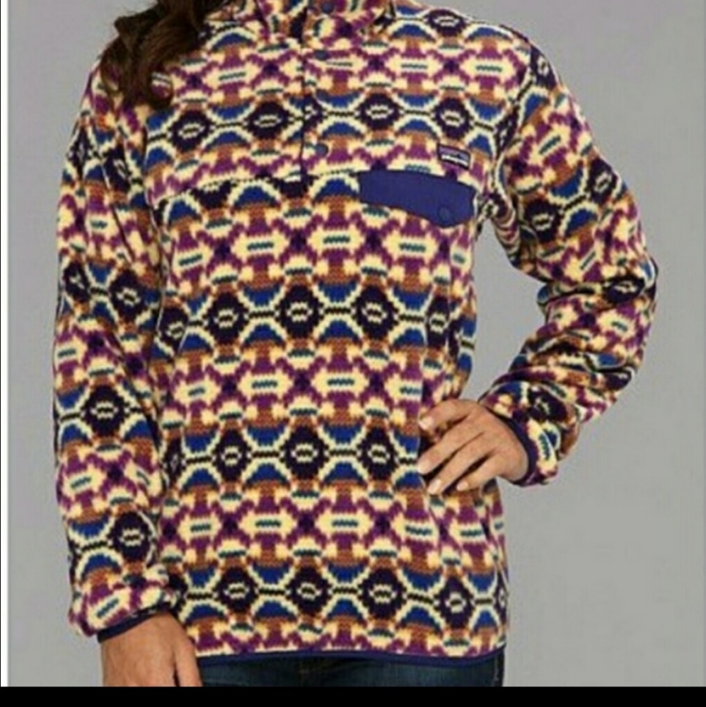 Patagonia Synchilla Fleece Aztec Pattern Size M